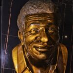 Calixto Ochoa volvió a su tierra: Valencia de Jesús develó escultura en homenaje al juglar