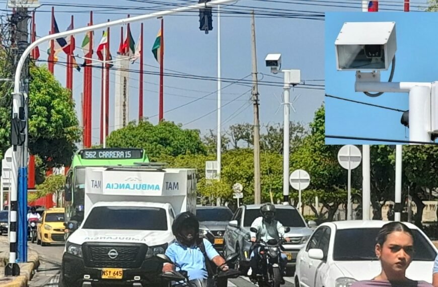 Fotomultas ya operan en Valledupar: comienza periodo pedagógico y luego llegarán sanciones de más de un millón de pesos
